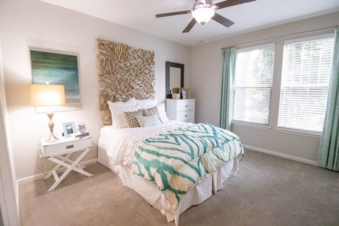 Bedroom at The Crest at Laurel Canyon Apartments, Canton, GA, 30114
